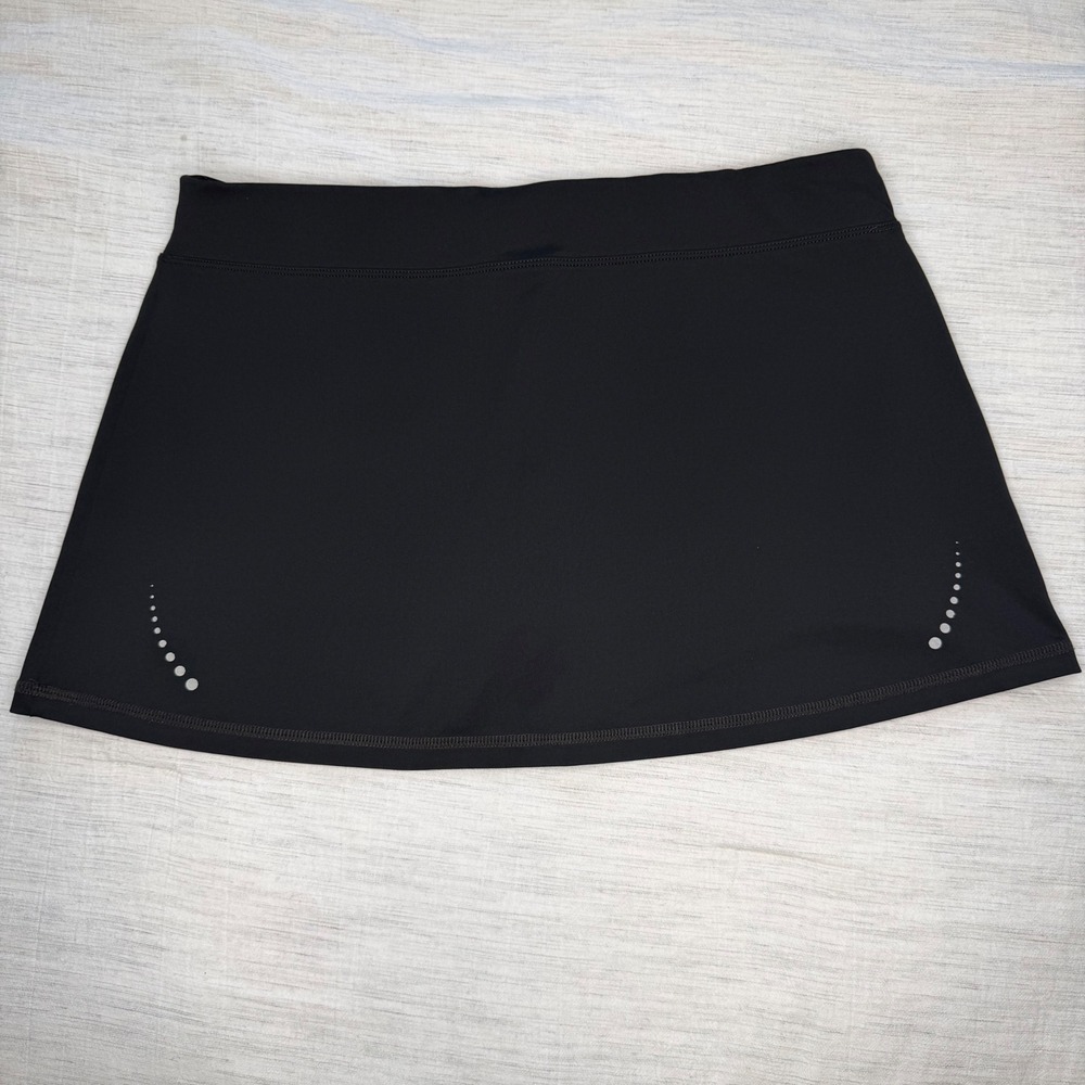 Champion C9 Womens Medium Black Athletic Skort 89443-AWZ Active Tennis Skirt
